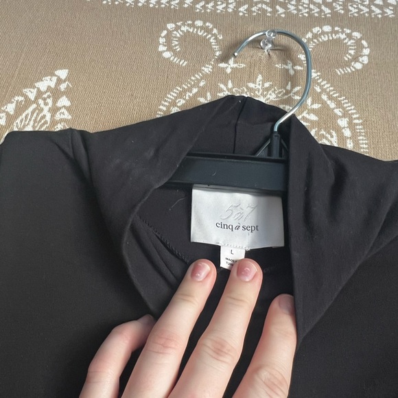 Cinq a Sept Estrella Bodysuit in Black - Picture 4 of 6